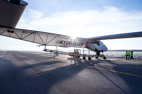 Así es Skydweller, el avión manchego de vuelo perpetuo que Google y Meta no lograron